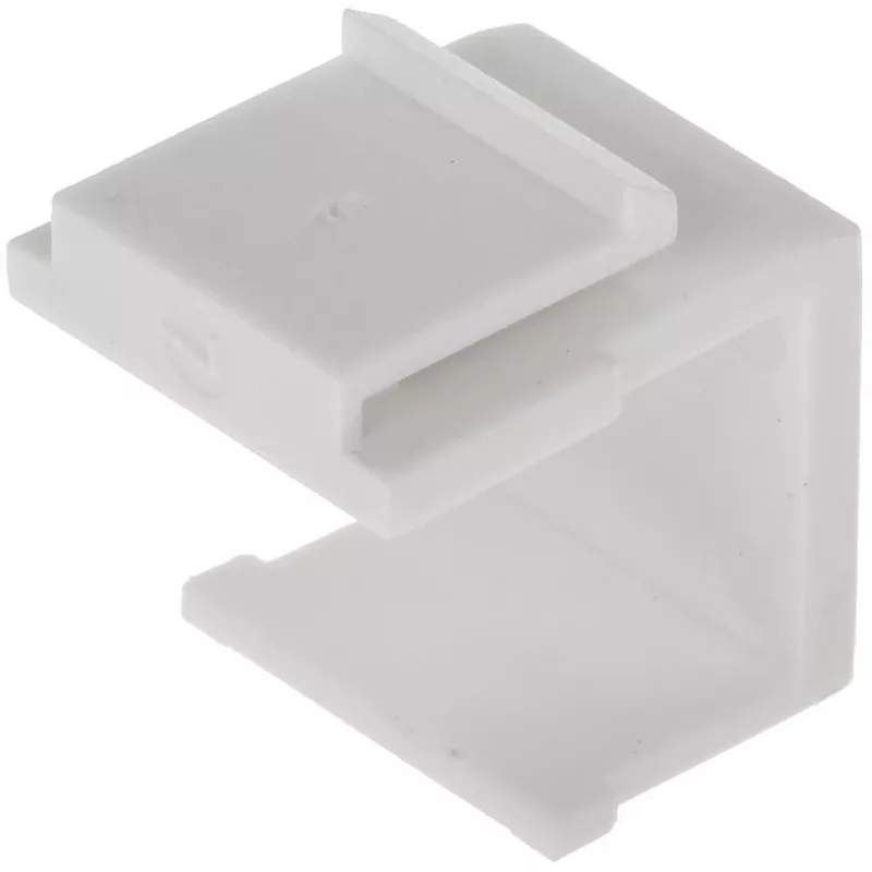 GETFORT Keystone Blindstopfen 50er-Pack Weiß