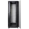 GETFORT 19-Zoll 42U 800x800 Standschrank Schwarz