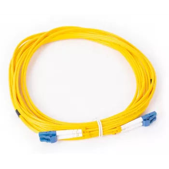 GETFORT GF-LULUD5 Singlemode Glasfaser-Patchkabel LC/UPC auf LC/UPC Duplex 5m Gelb