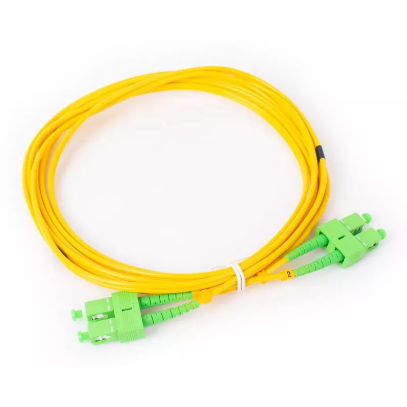 GETFORT GF-SASAD3 Singlemode SC/APC auf SC/APC Duplex Glasfaser-Patchkabel 3m
