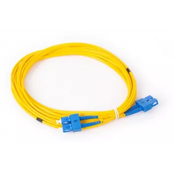 GETFORT GF-SUSUD5 Singlemode SC/UPC auf SC/UPC Duplex Glasfaser-Patchkabel 5m Gelb