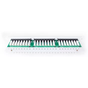 GETFORT PGF-5EUTP24-B5-G Patch Panel UTP Cat.5e 24 Port Grau 1U Rack-Montage