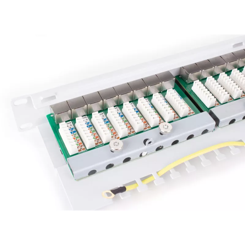 GETFORT PGF-5EFTP24-B6-G Patch Panel FTP Cat.5e 24 Port Grau 1U