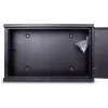 GETFORT WGF02-54/35/12-WSB 2U 19-Zoll Rackgehäuse 540x350x120mm Schwarz