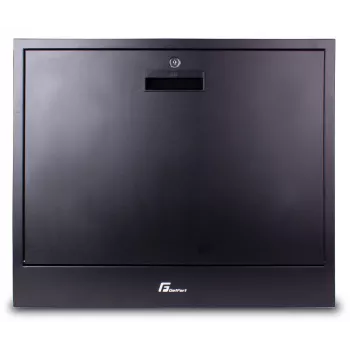 Getfort 2U Wandgehäuse für CCTV 580x540x130mm Schwarz