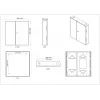 GETFORT GF-FO-PSNW-24SX Glasfaser-Verteilerbox, 12 Fasern, SC/LC, Wandmontage, Lichtgrau