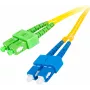 GETFORT Fiber Optic Patch Cord Single-Mode SC/UPC zu SC/APC Duplex 5m LSZH