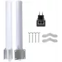 GETFORT GF-ANT-360 Omnidirektionale Antenne 12 dBi 2,4-2,5 GHz N-Buchse Weiß