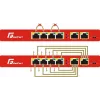GETFORT GF-106-4PG-S-65 5-Port Gigabit PoE+ Switch (4 PoE+ Ports, 65W, 1 SFP) Desktop/Wall-Mount