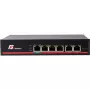 GETFORT GF-106-4PG-65 6-Port Gigabit PoE Switch (4 PoE+ Ports, 65W, Unmanaged, Desktop, Metal)