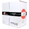 GETFORT Cat.6 U/UTP CCA Netzwerkkabel 305m Grau