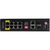 GETFORT GF-110-8PG-2G-2S Industrial PoE+ Switch, 8x PoE+ Gigabit + 2x Gigabit + 2x SFP, -40°C bis 80°C