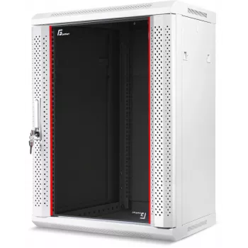 GETFORT CALI 19-Zoll 15U Wandmontierter Server-Rack-Schrank 600x450mm Grau