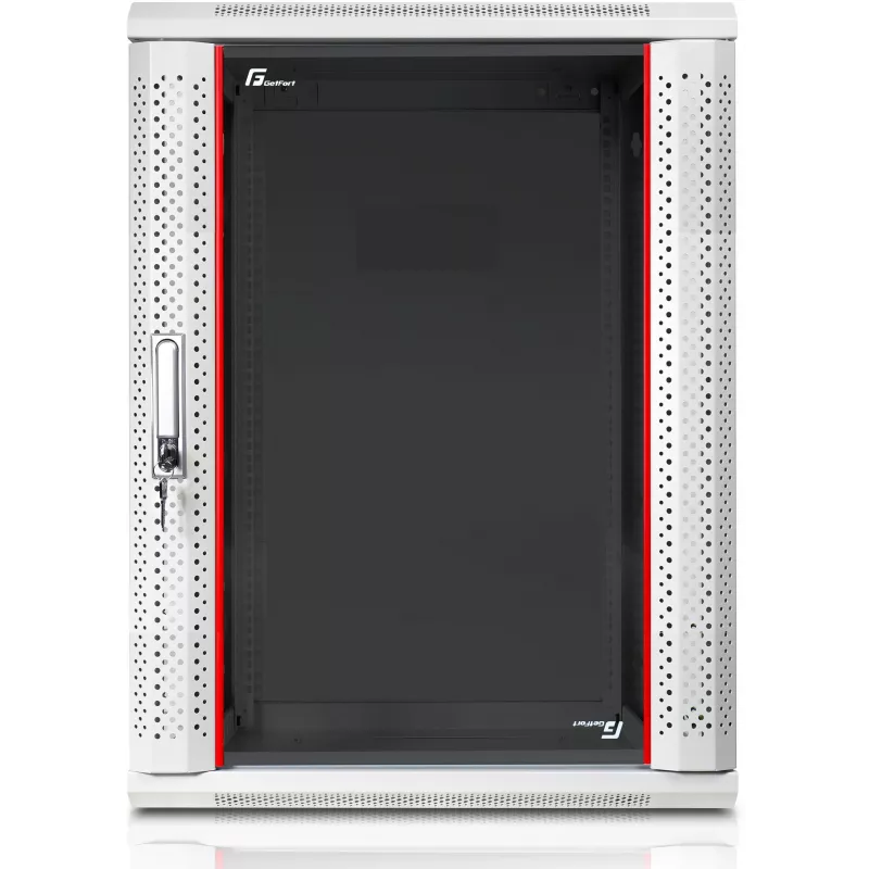 GETFORT 19 inch CALI 18U 600x600 Wandmontage-Rack-Gehäuse Grau