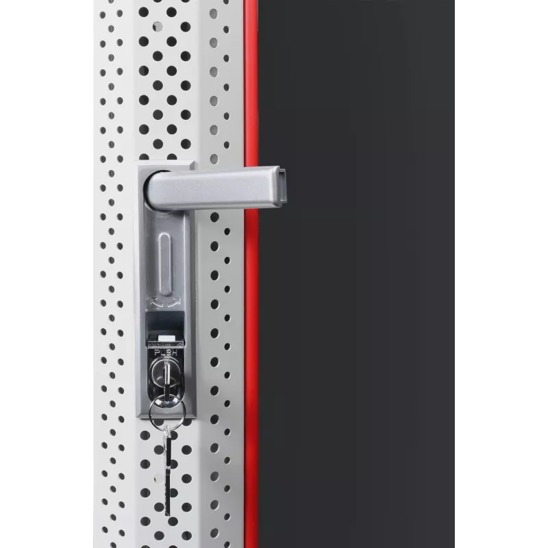 GETFORT 19 inch CALI 18U 600x600 Wandmontage-Rack-Gehäuse Grau