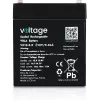 Voltage AGM Batterie 12V 5Ah VE12-5.0 (6-9 Jahre Lebensdauer)