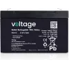 VOLTAGE AGM Batterie 6V 12Ah VE6-12 (6-9 Jahre Lebensdauer)