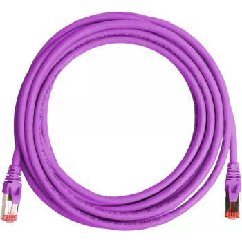 GETFORT Cat.6A S/FTP LSOH Ethernet Patchkabel 10m Lila