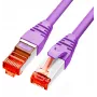 GETFORT Cat.6A S/FTP LSOH Ethernet Patchkabel 10m Lila