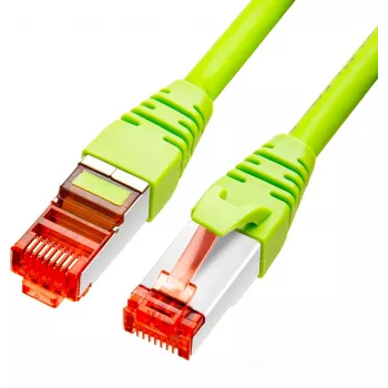 GETFORT Cat.6A S/FTP LSOH Ethernet Patchkabel 10m Grün
