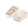 GETFORT RJ45 Cat.6 geschirmter Stecker 8P8C mit Drahtführung (100 Stück)
