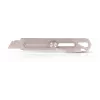 Getfort 6-in-1 Falt-Universalmesser mit Schnellwechselklinge, SK5-Stahl, Aluminiumgriff, Schwarz/Silber