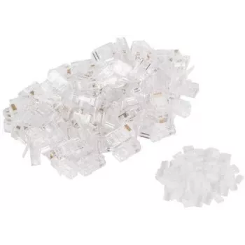 GETFORT RJ45 Cat.6 8P8C UTP Modularstecker mit integrierter Drahtführung (100er-Pack)