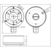 MITON MT-P1280-B Elektrogehäuse, Grau, ABS, IP65, 120x80x70mm