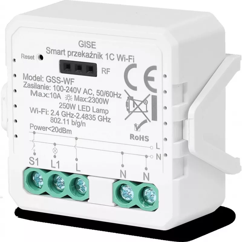 GISE Smart WiFi Single Relay Module Tuya GSS-WF