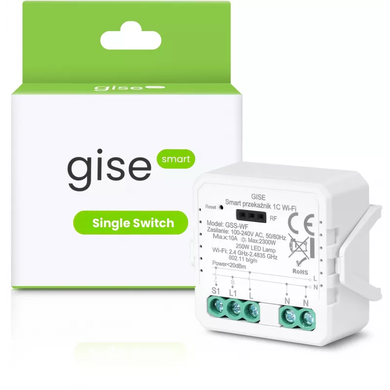 GISE Smart WiFi Single Relay Module Tuya GSS-WF