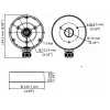 MITON MT-P1280-D8-B 8-Ausgang Multiswitch mit 9 Eingängen, DiSEqC 2.0, F-Stecker