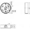 MITON MT-P136 Aufputz-Abzweigdose IP55 Grau