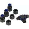 ORNO OR-AE-13602 T-Verbinder IP68, 3x4mm², 450V/25A, Schwarz