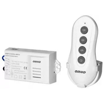 ORNO OR-GB-447 Funk-Lichtsteuerung 1-Kanal Funkfernbedienungsset 433,92 MHz 1000W