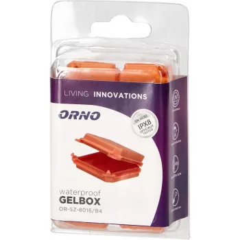 ORNO Gelgefüllte Schutz-Abzweigdose IPX8, klein, Blisterpackung, 4 Stück OR-SZ-8016/B4