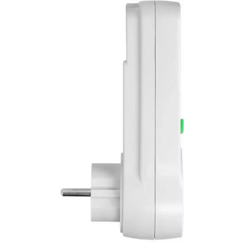 VIRONE EM-4 Einphasen-Energiezähler mit LCD-Display, 16A, 3680W, Schuko-Stecker