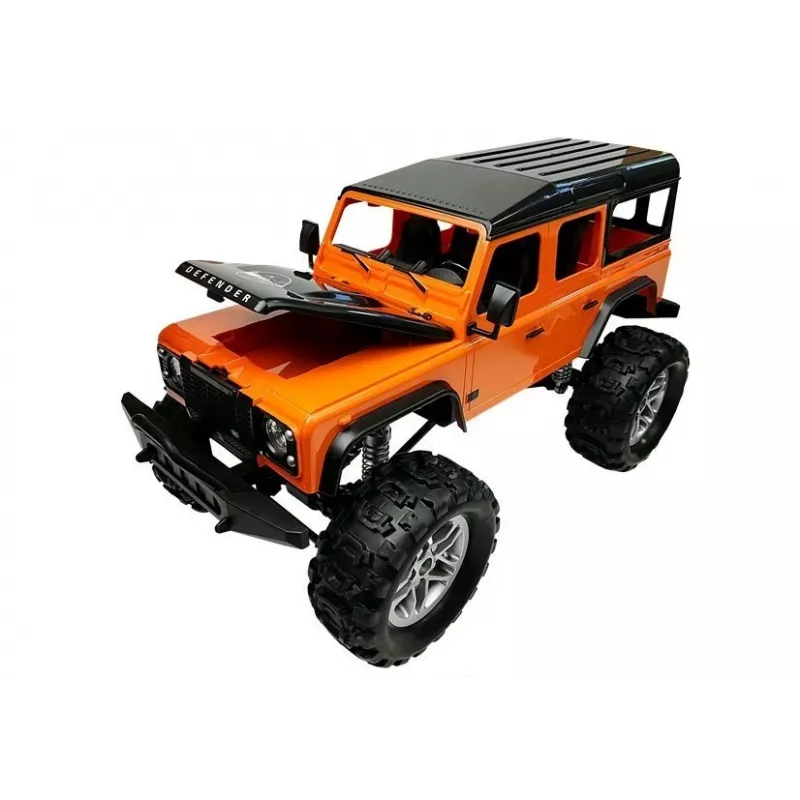 Double E Fernsteuerauto Land Rover Defender R/C Orange 1:14