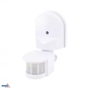 BEMKO PIR-Bewegungssensor 1200W 180° Weiß