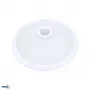 BEMKO TAZAN Deckenleuchte mit PIR-Sensor 2x40W E27 IP20 Glas+Stahl+Kunststoff Weiß