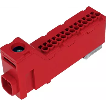 PAWBOL LZB E.4136CZ Schraubenlose Reihenklemme 12-polig Rot 450V 24A