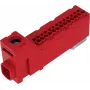 PAWBOL LZB E.4136CZ Schraubenlose Reihenklemme 12-polig Rot 450V 24A