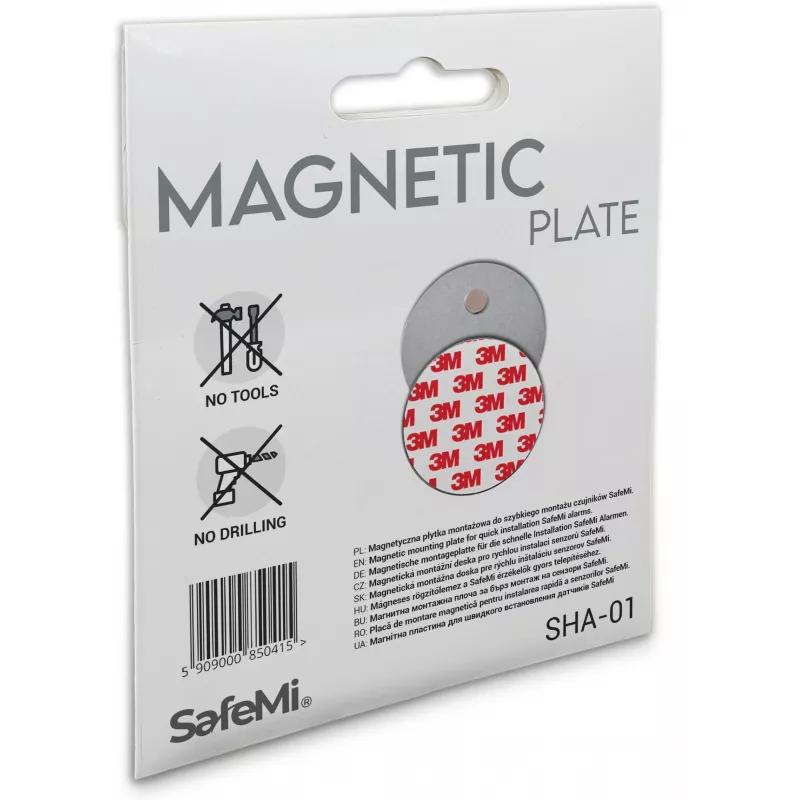SAFEMI Magnetische Montageplatten für Rauch- und CO-Melder SHA-01