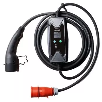 ELOAD TIE-EV16-P3-GEN2 11kW 3-Phasen EV-Ladegerät mit Fernsteuerung, Typ 2, 5m Kabel, IP54