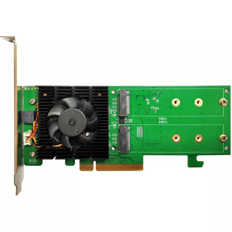 HIGHPOINT 3rd-Gen NVMe SSD7202 1TB M.2 NVMe PCIe Gen3 x4 Interne SSD