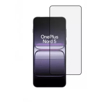 SCREENOR Displayschutzfolie aus gehärtetem Glas für OnePlus Nord CE 5G, Full Cover, 9H Härte, 0,33 mm, kratzfest, oleophobe Beschichtung, 1 Packung