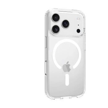 SCREENOR Bumper Case für Apple iPhone 17 Pro, MagSafe-kompatibel, Transparent