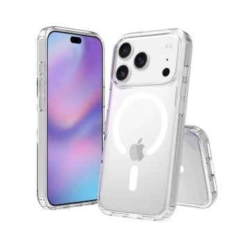 SCREENOR Bumper Case für Apple iPhone 17 Pro, MagSafe-kompatibel, Transparent