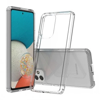 SCREENOR Bumper Case für Samsung Galaxy A14 4G, Transparentes TPU, Stoßdämpfend, Kratzfest, Kompatibel mit kabellosem Laden