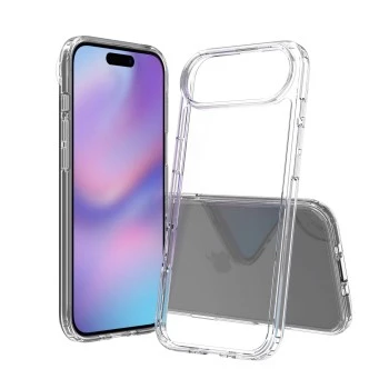 SCREENOR Bumper Case für Apple iPhone 15 Pro Max, Transparent Clear, Stoßfest, Anti-Gelb, MagSafe-kompatibel