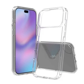 SCREENOR Bumper Case für Apple iPhone 17 Pro Max, Transparent Clear TPU, Stoßdämpfend, Vergilbungsschutz, Schlankes Profil